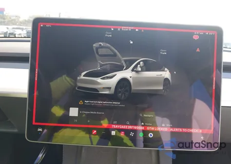 2024 Tesla Model Y Long Range Dual Motor All-Wheel Drive from USA, damaged, VIN 7SAYGAEE2RF195688